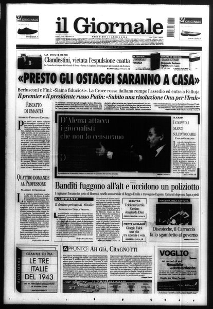 Il giornale : quotidiano del mattino